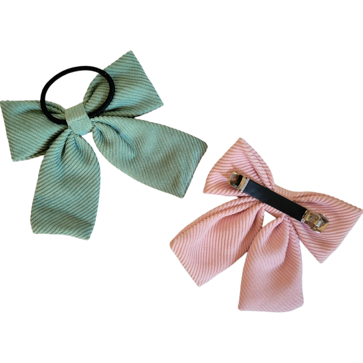 Embroidered Hair Bows