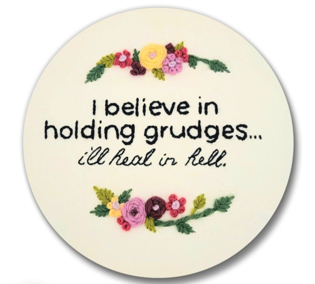 2" I'll heal in hell | Embroidery Replica Magnet