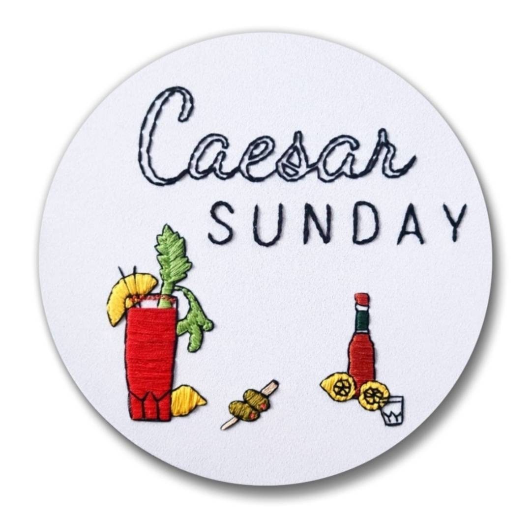 2"Caesar Sunday | Embroidery Replica Magnet