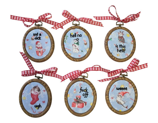 2x3" Holiday - Ornament or wall hanging